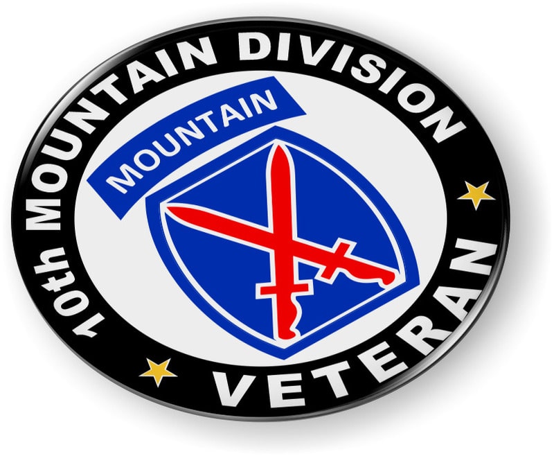 10th Mountain Division Veteran Emblem